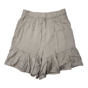 Tibi Skort NWT Ruffle Beige Pocket Skirt Shorts Skorts 10
